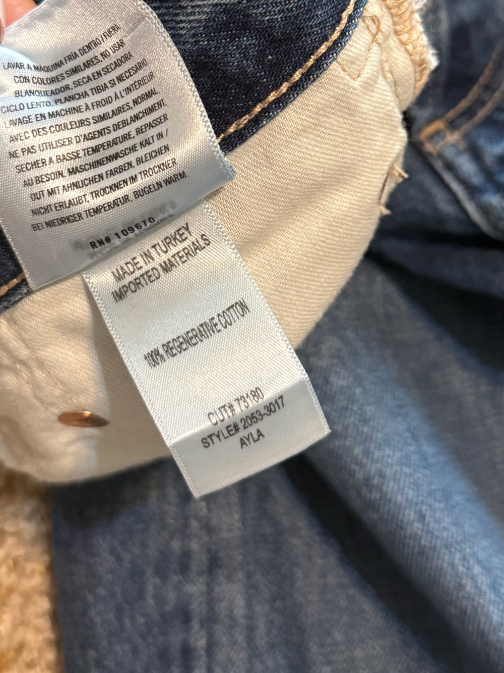 NWT Citizens of Humanity Ayla Baggy Jeans in Claremont - Size 26 - Picture 8 of 9
